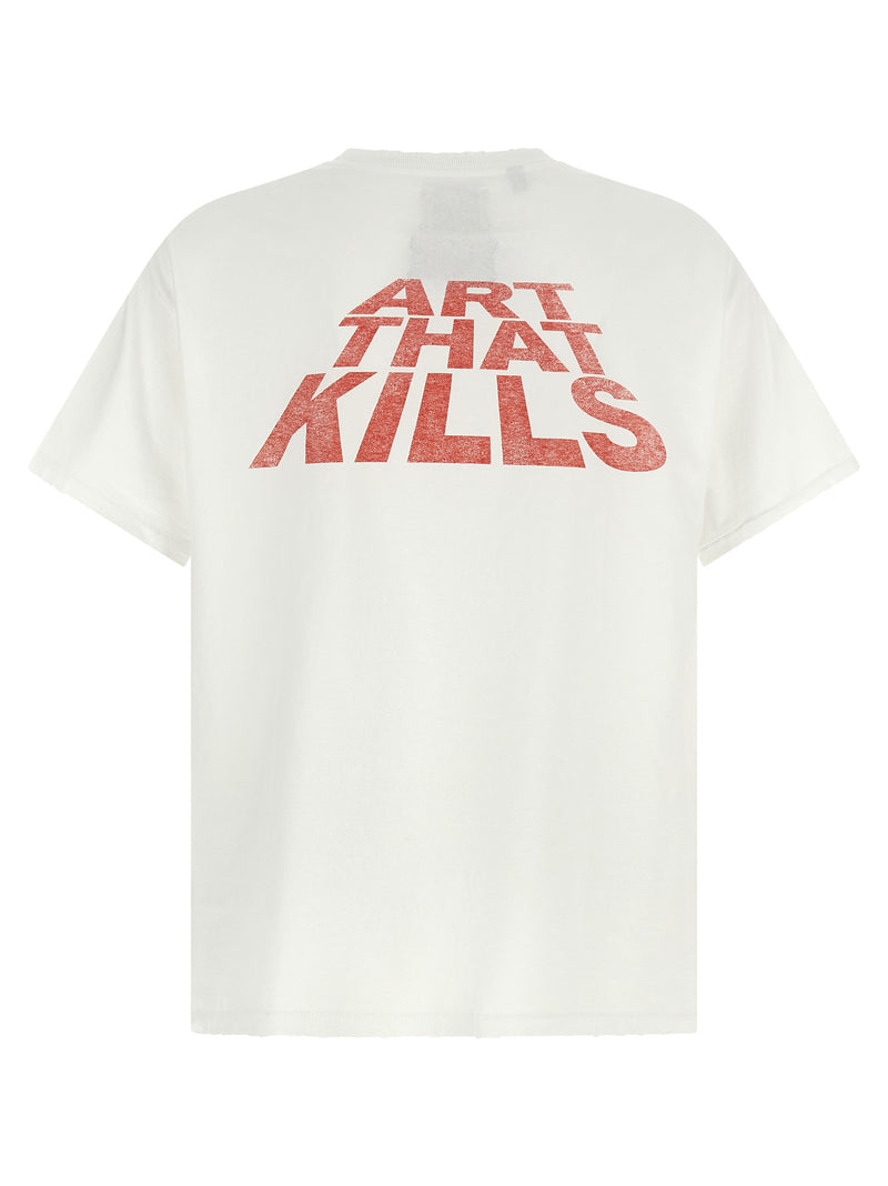 GALLERY DEPT. White Cotton T-Shirt - Don’t Die Design