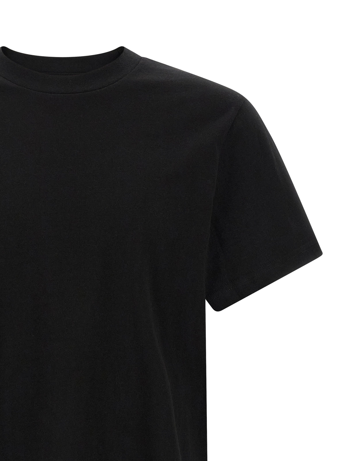 Entire Studios Black Cotton T-Shirt - Standard Fit
