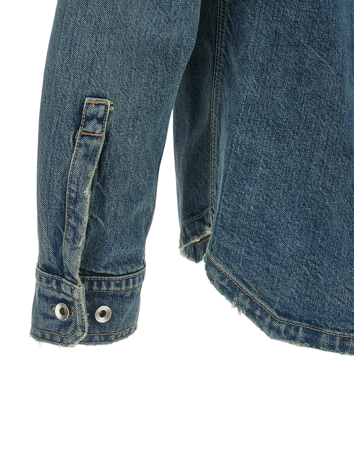 DRKSHDW Veste en jean en coton bleu