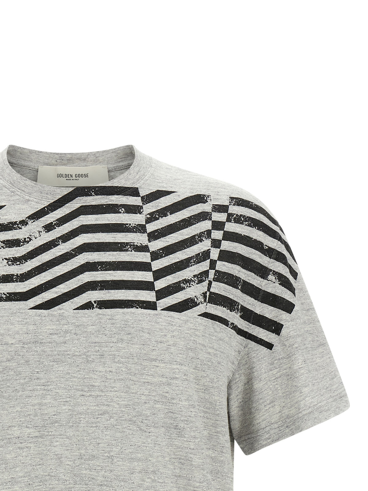 T-shirt en coton gris Golden Goose