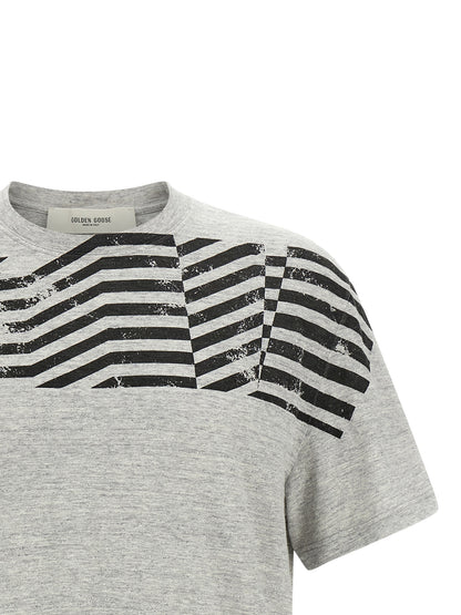 Golden Goose Gray Cotton T-Shirt