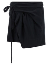 Isabel Marant Berenice Black Cotton Long Skirt