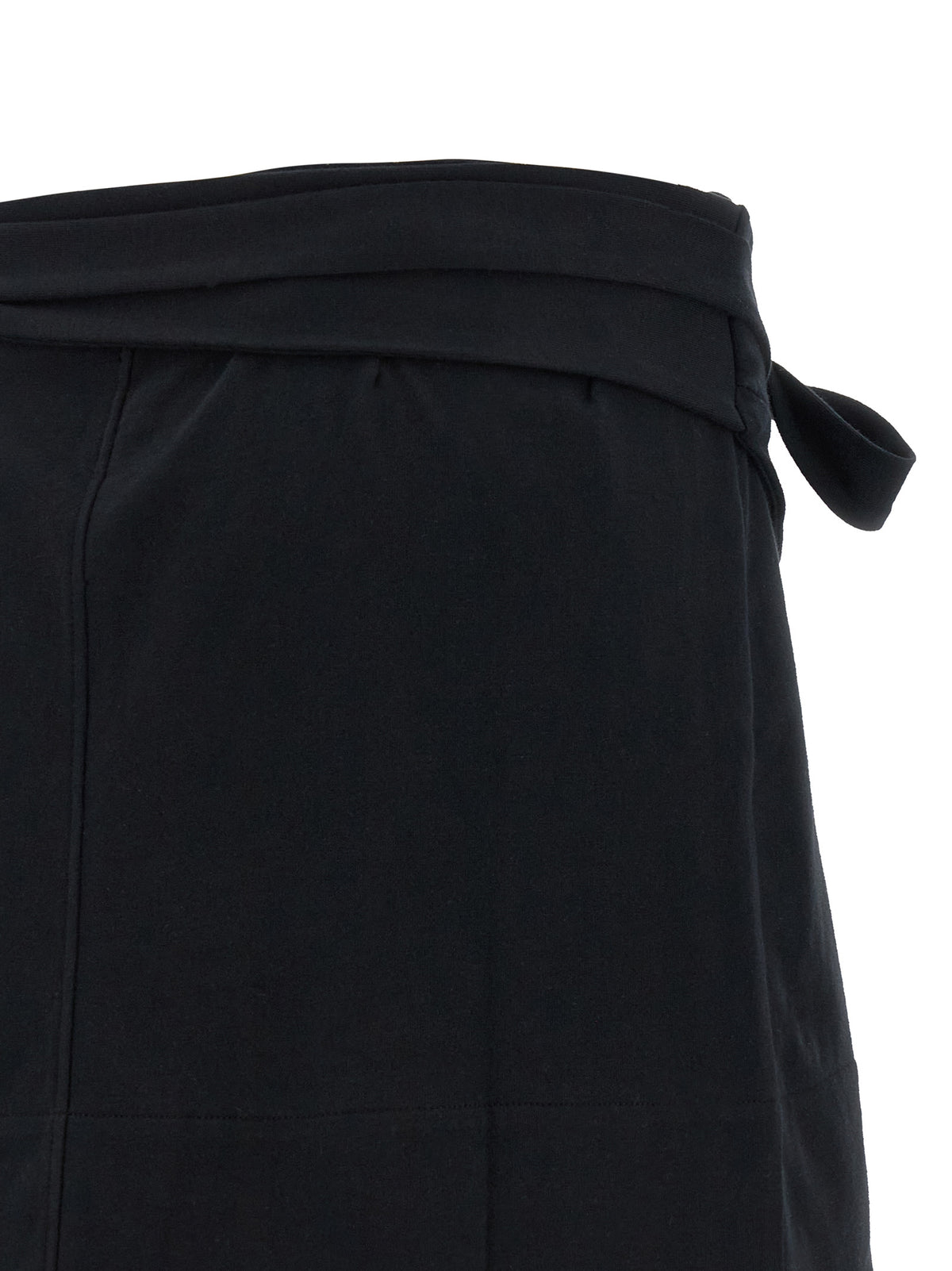 Isabel Marant Berenice Black Cotton Long Skirt
