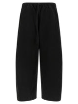 Entire Studios Pantalon décontracté noir en coton