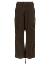 Entire Studios Barren Cargo Brown Cotton Pants for Men