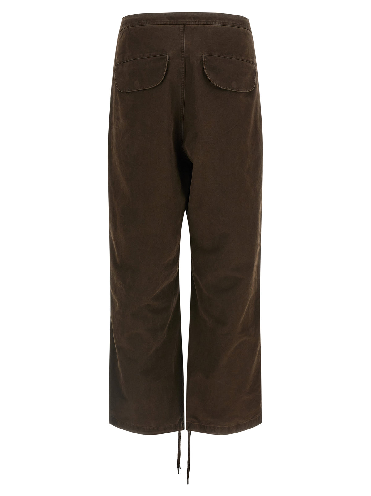 Entire Studios Barren Cargo Brown Cotton Pants for Men