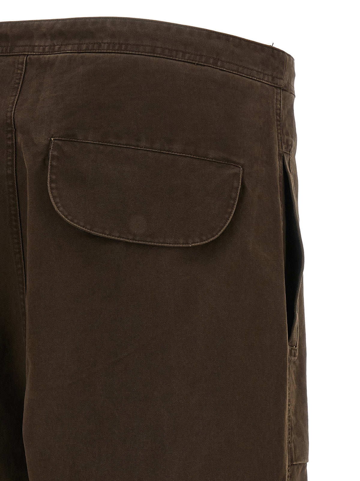 Entire Studios Barren Cargo Brown Cotton Pants for Men
