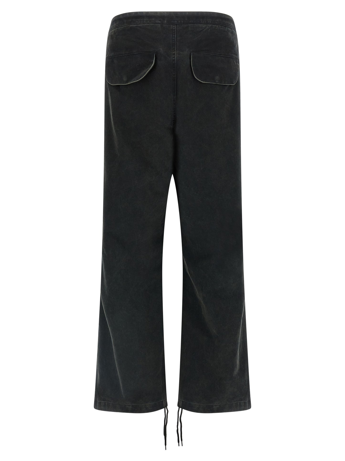 Entire Studios Black Cotton Cargo Pants