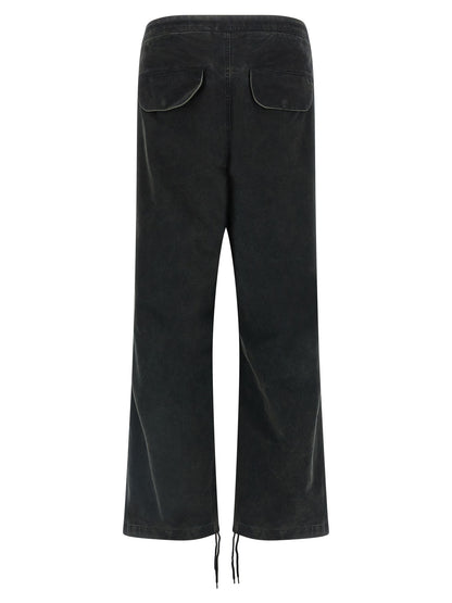 Entire Studios Black Cotton Cargo Pants