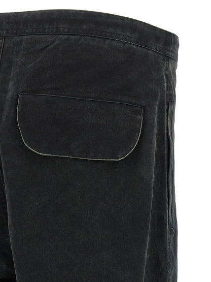 Entire Studios Black Cotton Cargo Pants