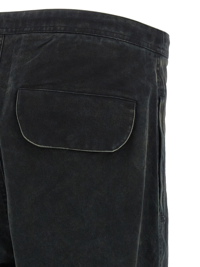Entire Studios Black Cotton Cargo Pants