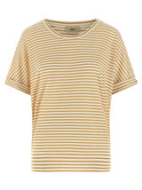 T-shirt Bicolore en Lyocell Herno