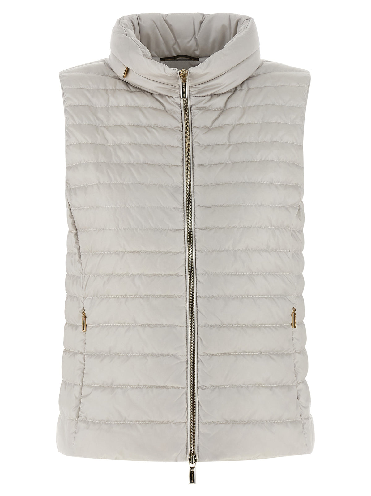 MooRER Villan Beige Sleeveless Jacket for Women