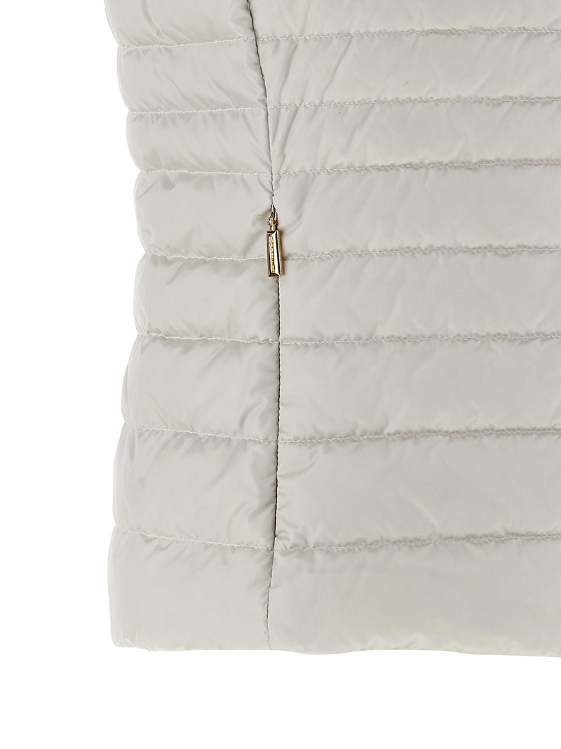 MooRER Villan Beige Sleeveless Jacket for Women