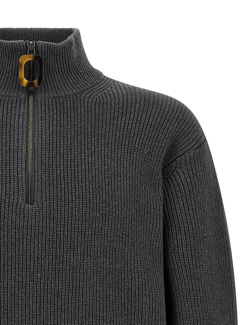 Cardigan en laine gris J.W.Anderson