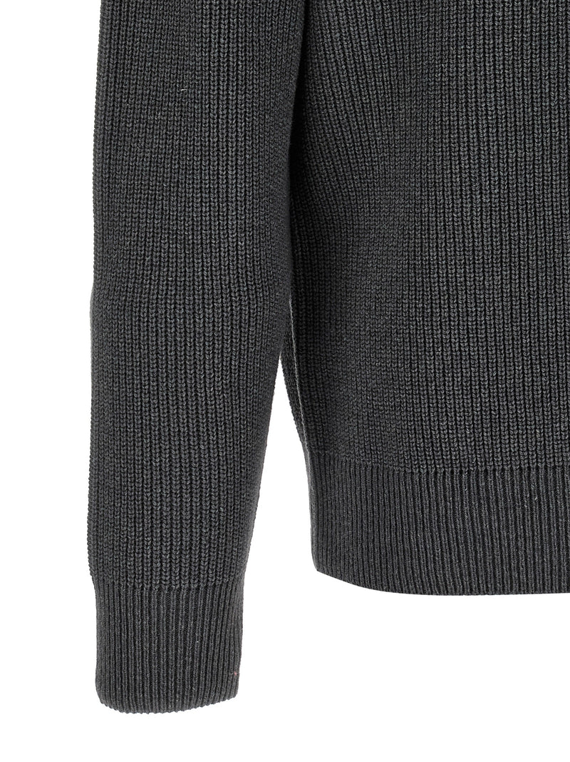 Cardigan en laine gris J.W.Anderson