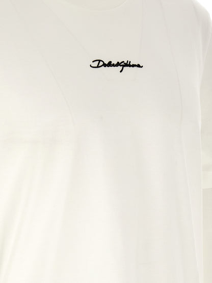 Dolce & Gabbana White Cotton T-Shirt