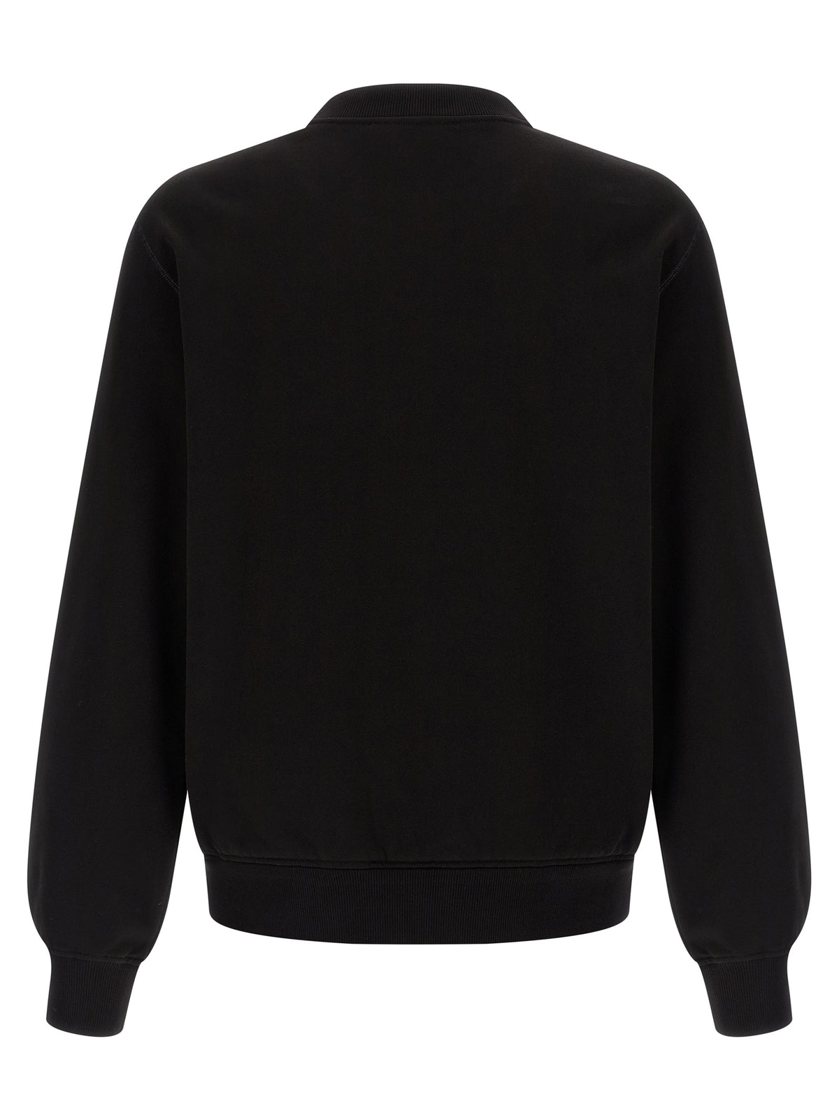 Dolce & Gabbana Black Cotton Sweatshirt - Luxurious Comfort