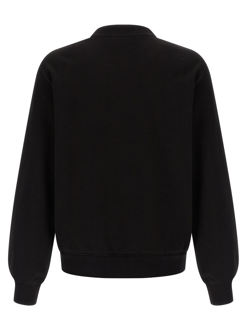 Dolce & Gabbana Black Cotton Sweatshirt for Men
