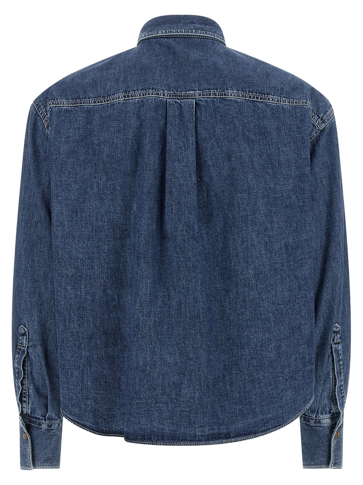 Brunello Cucinelli Blue Cotton Blouse - Casual Luxury