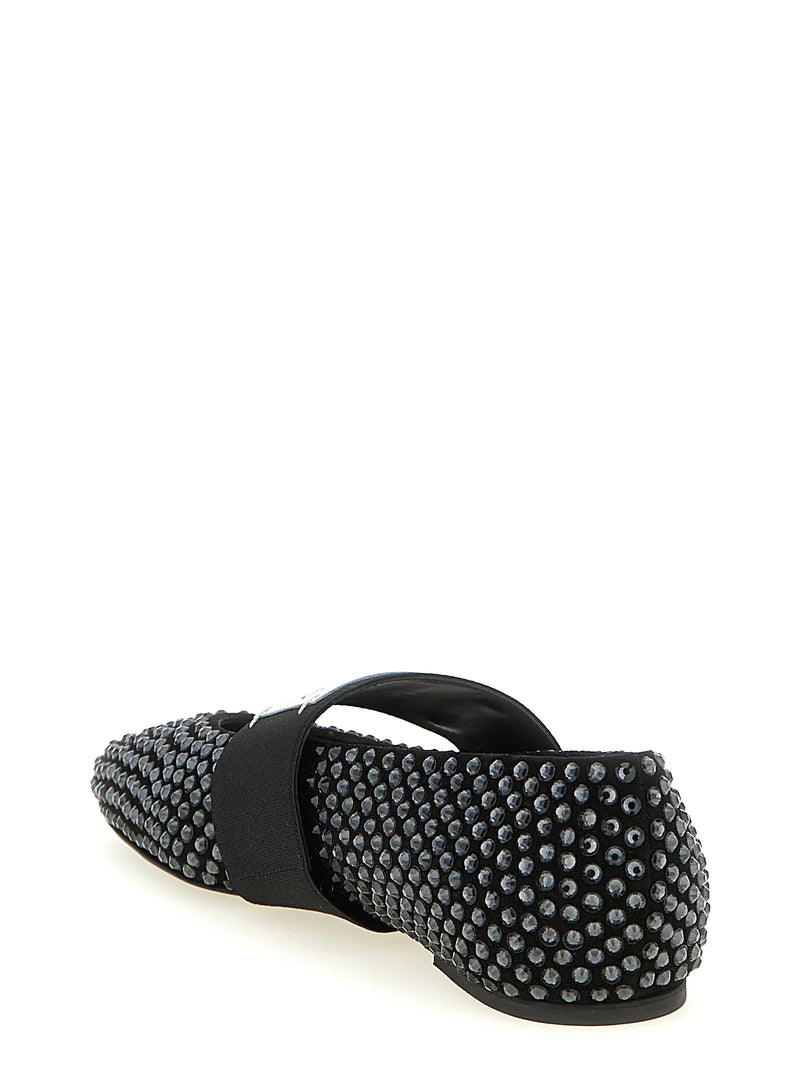 Ballerines Givenchy en cuir de veau noir