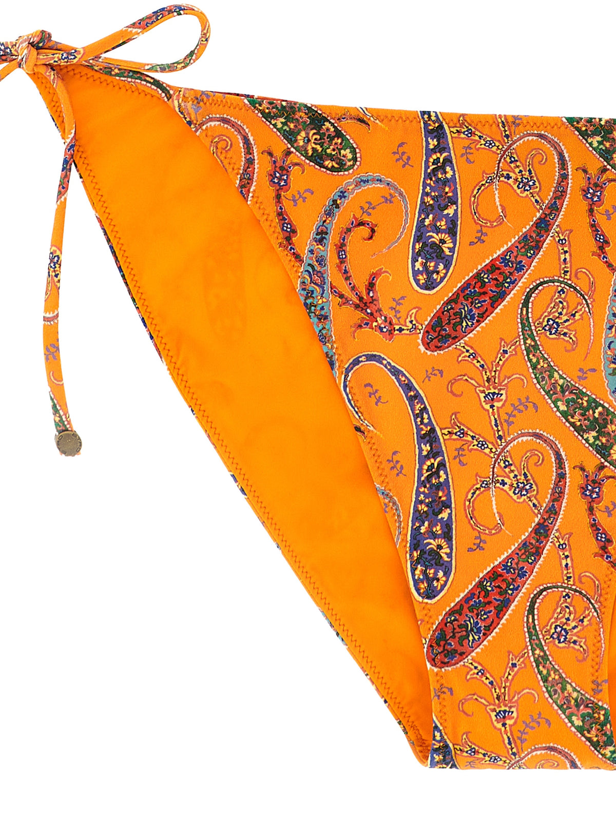 Etro Orange Polyamide Bikini - Bold Floral Design