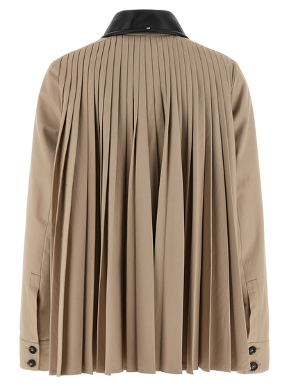Sportmax Beige Polyester Coat