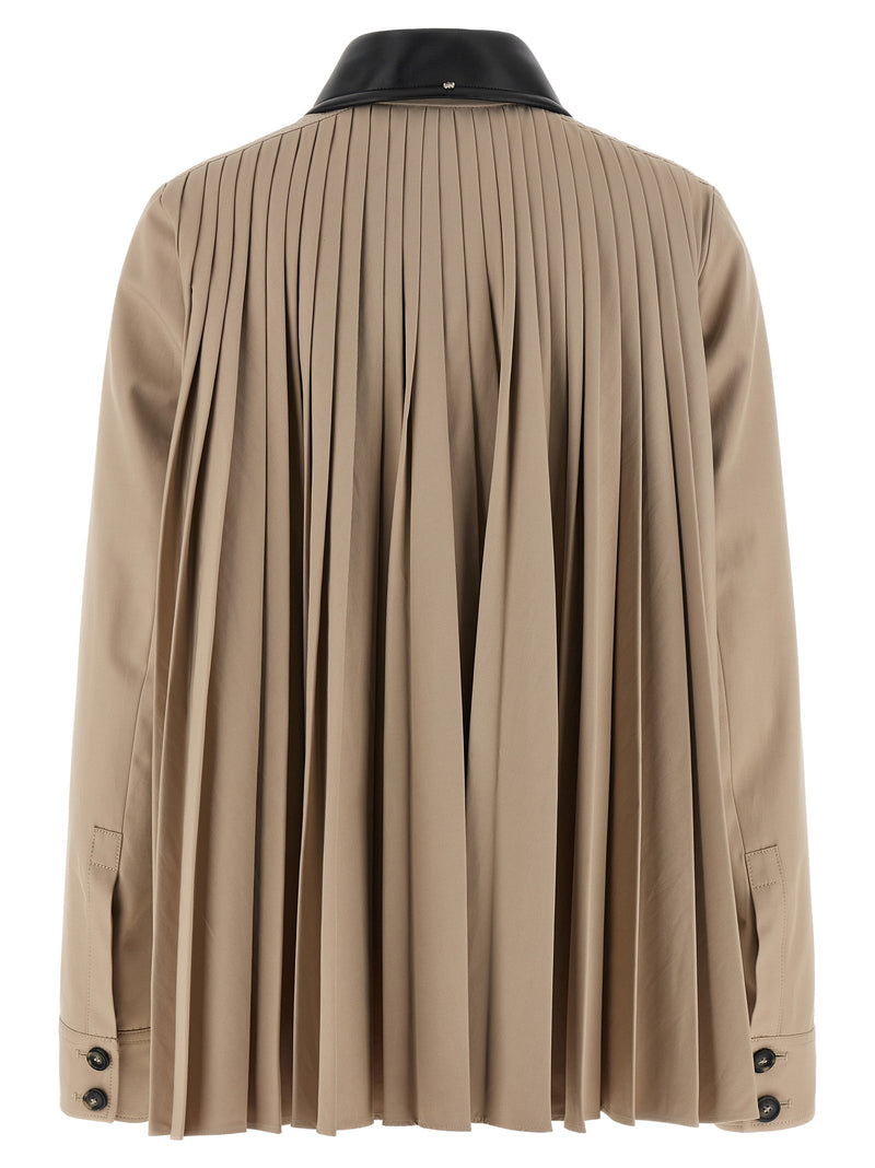 Sportmax SpxSuperbo Beige Waterproof Coat for Women