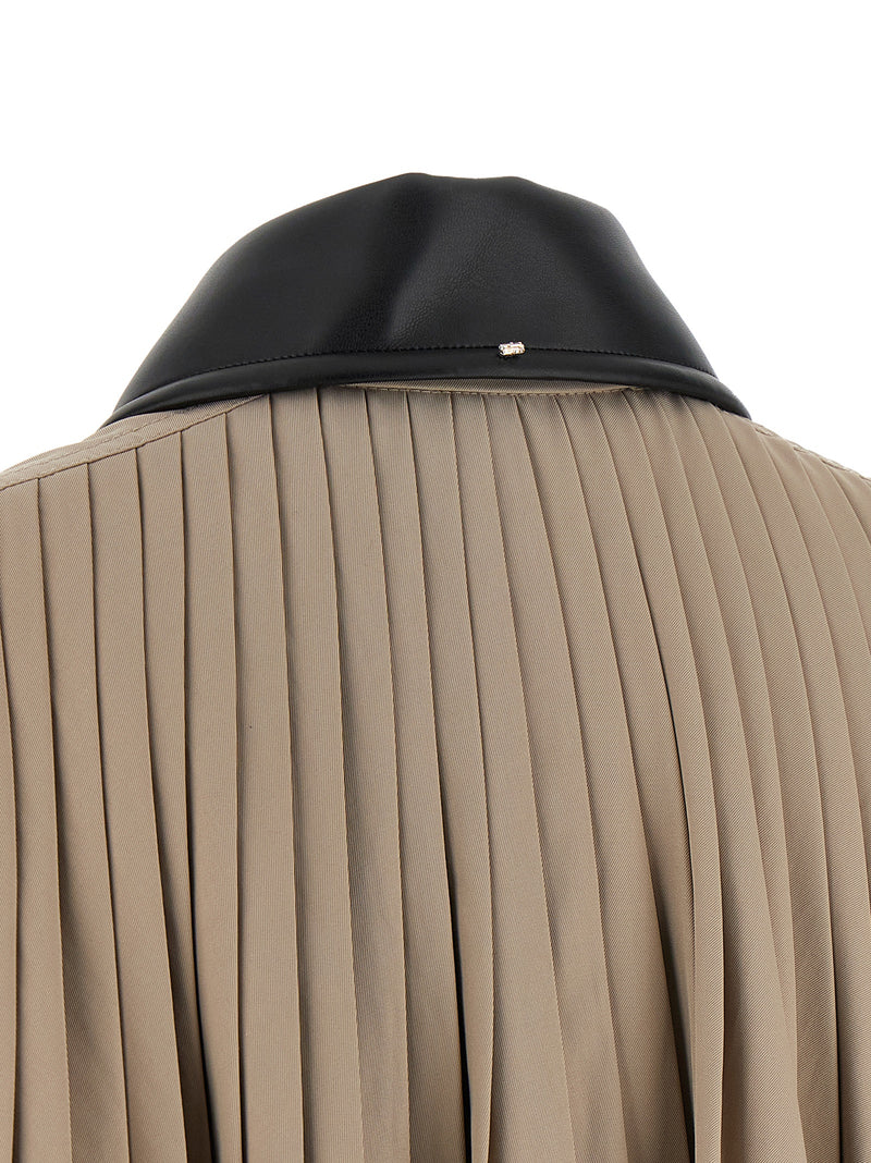 Sportmax SpxSuperbo Beige Waterproof Coat for Women