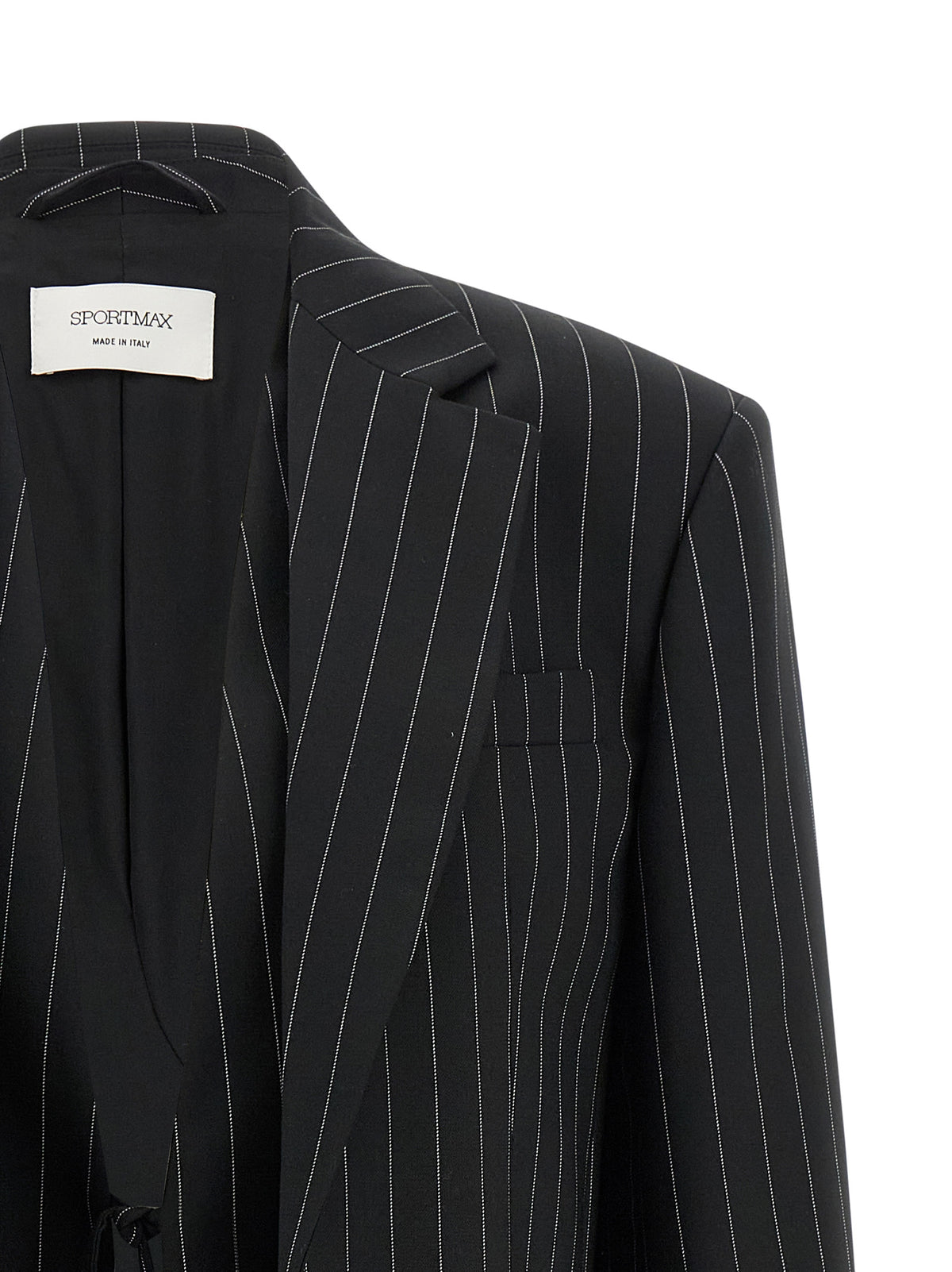 Sportmax Black Wool Blazer