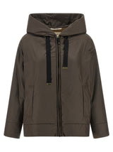 Veste Shell Max Mara en polyester marron