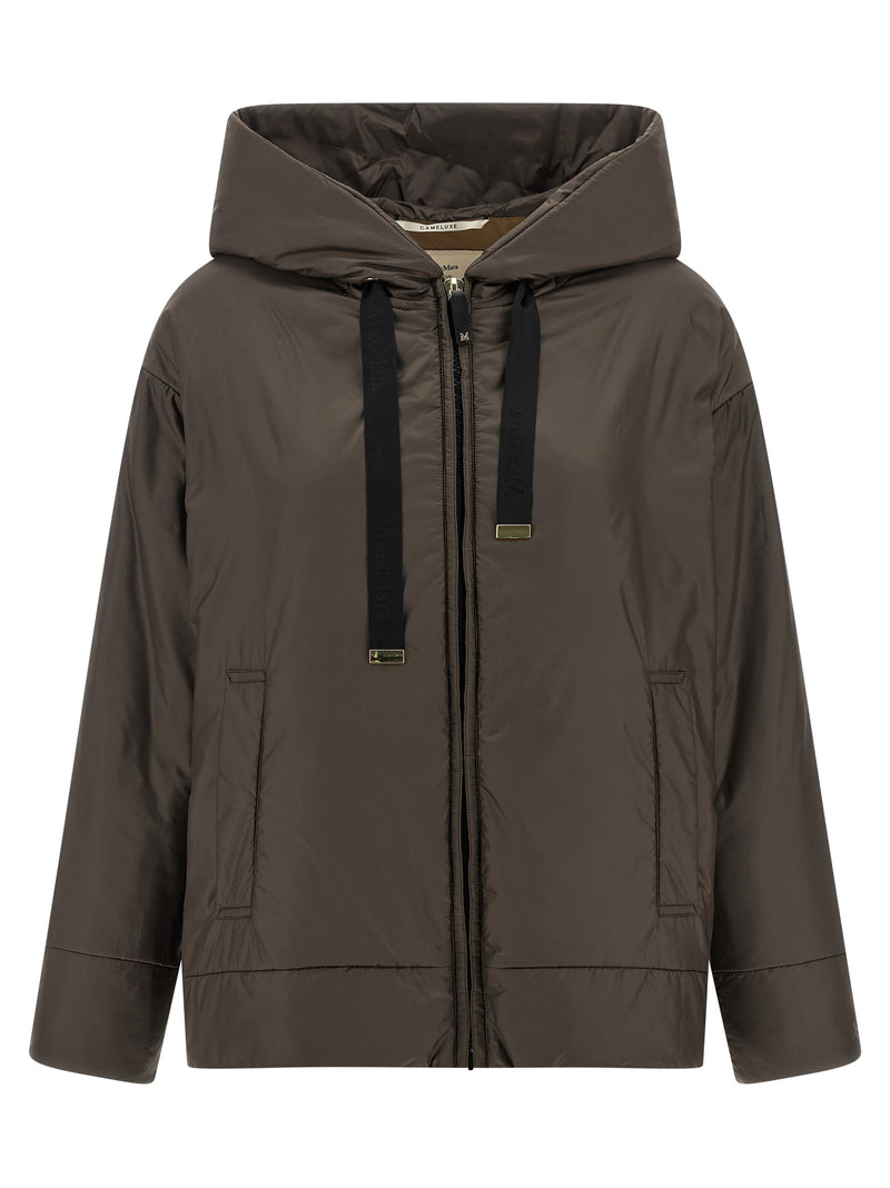 Veste Shell Max Mara en polyester marron