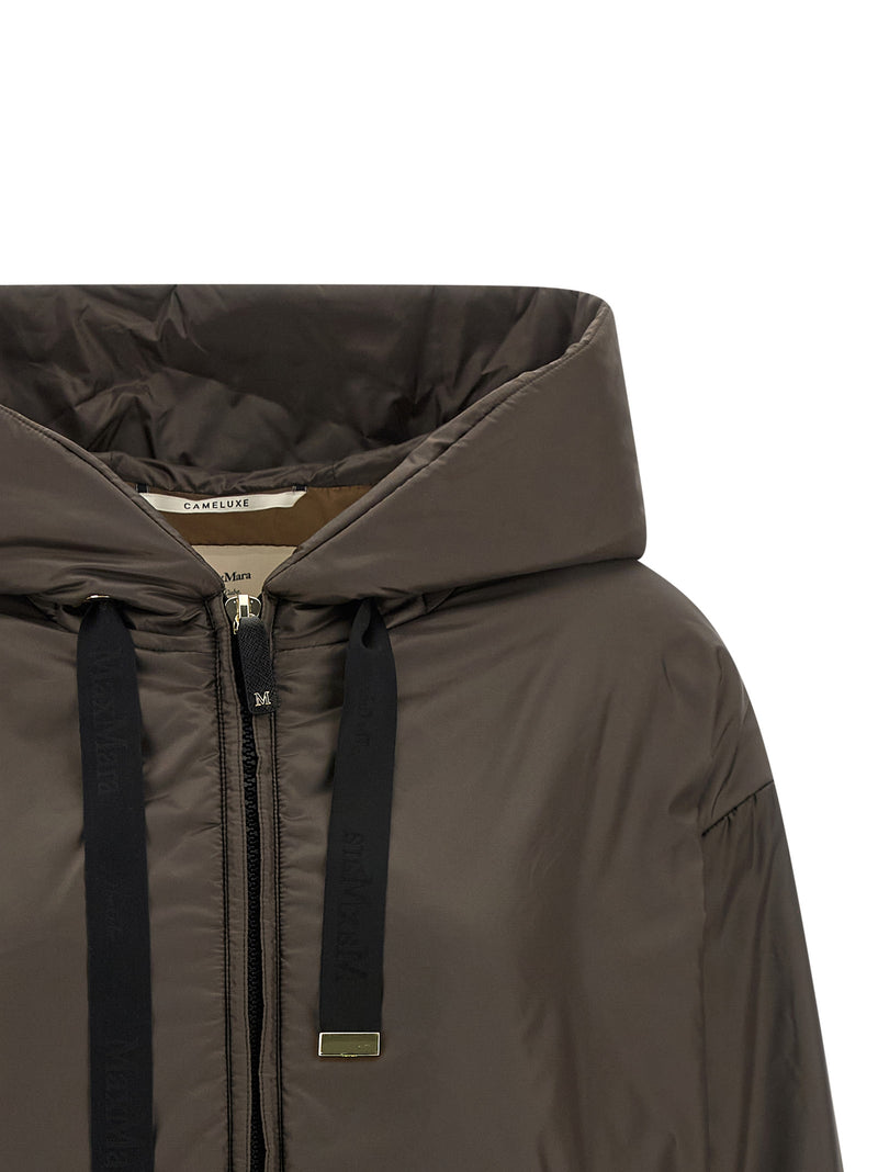 Veste Shell Max Mara en polyester marron