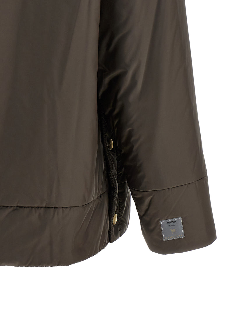 Veste Shell Max Mara en polyester marron