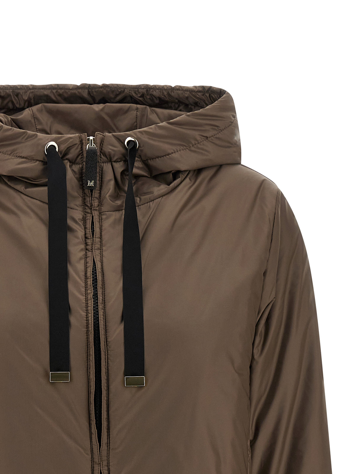 Max Mara The Cube Brown Polyester Full-Length Jacket