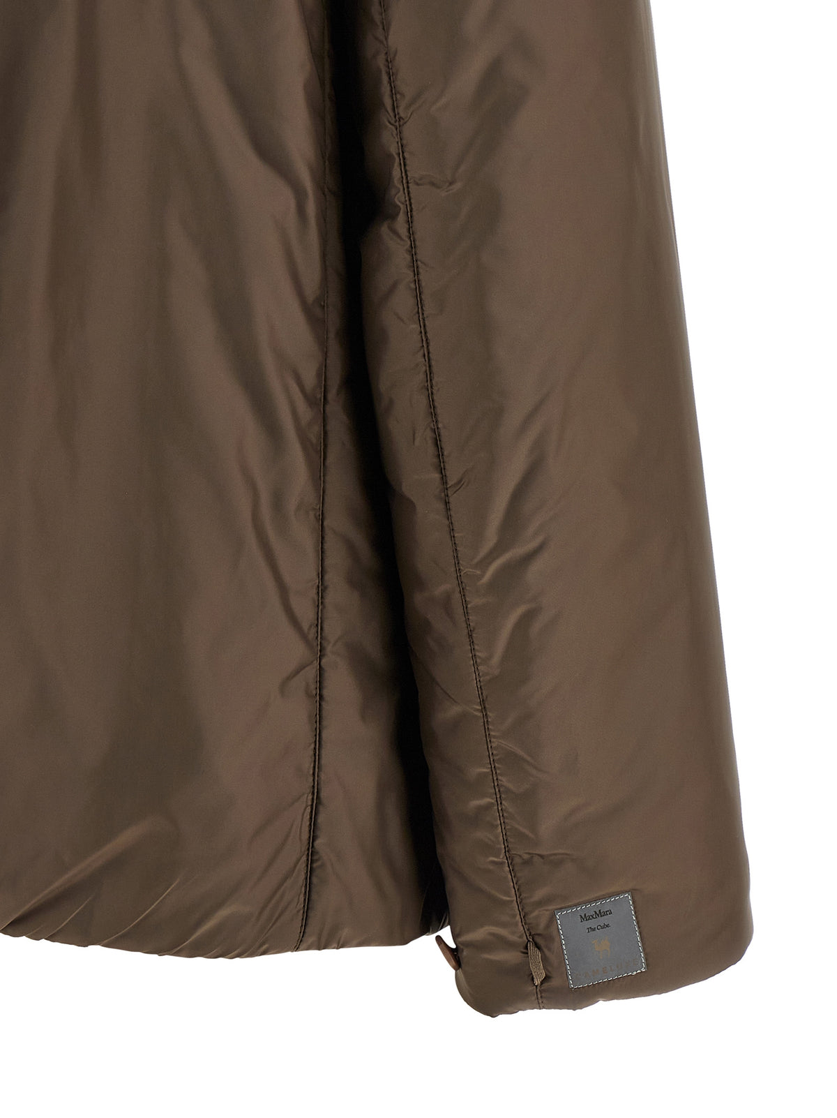 Max Mara The Cube Brown Polyester Full-Length Jacket