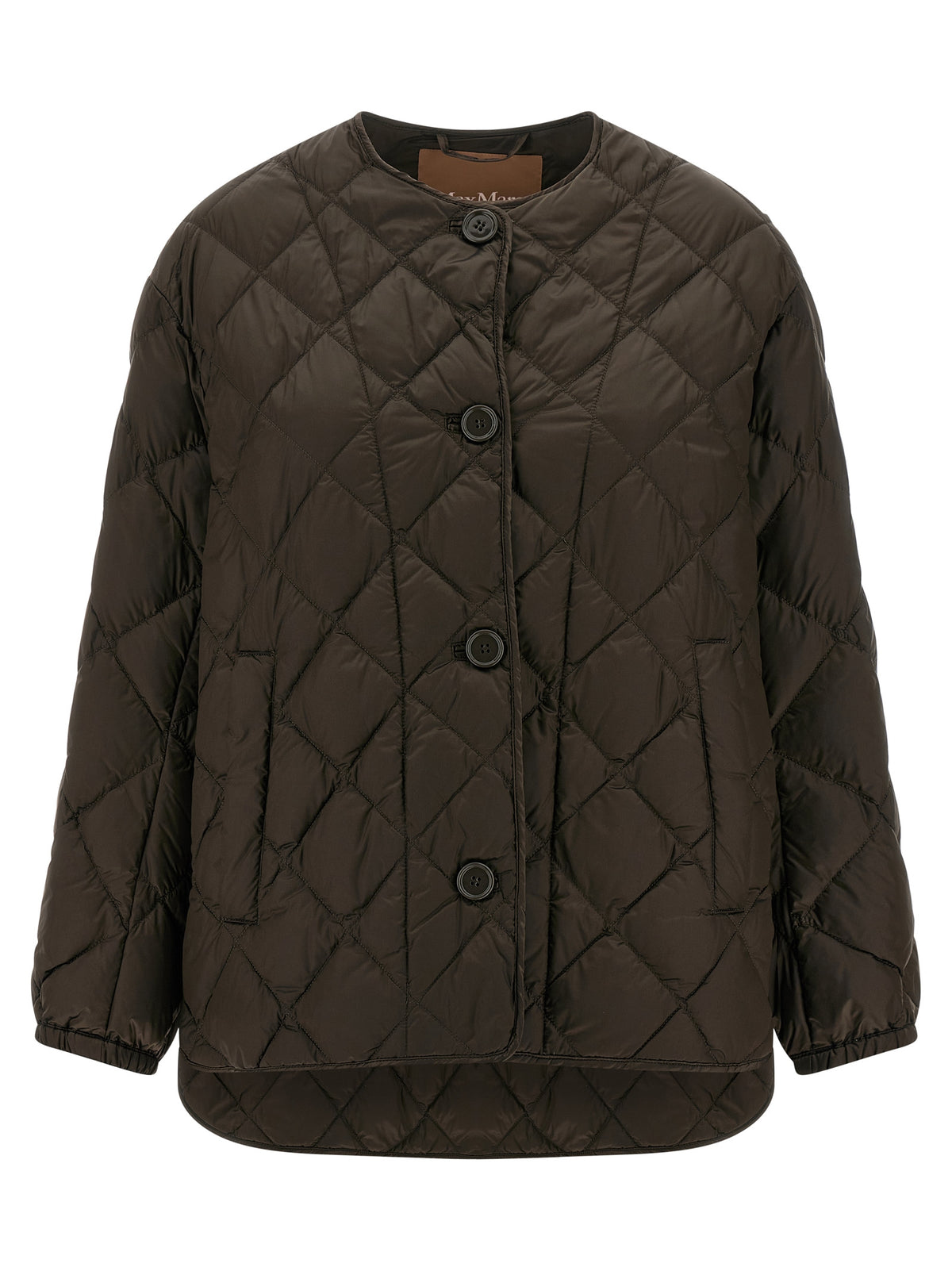 Max Mara Brown Polyamide Full-Length Jacket