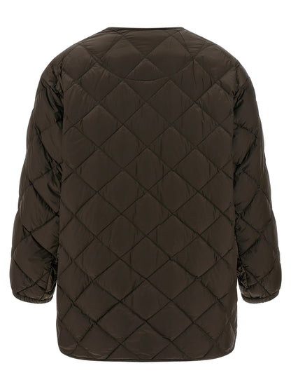 Max Mara Brown Polyamide Full-Length Jacket