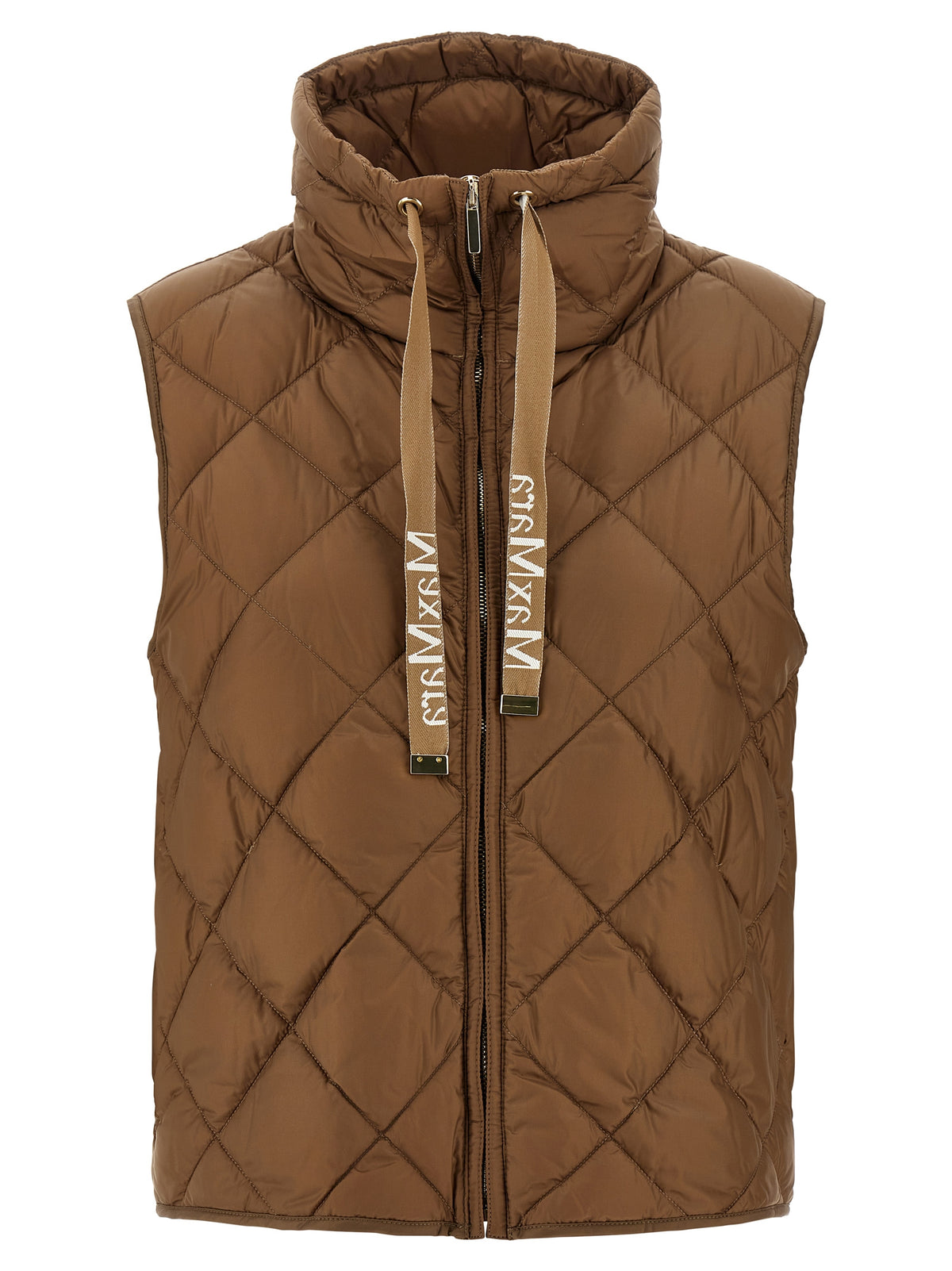Max Mara The Cube Tregic Brown Sleeveless Jacket