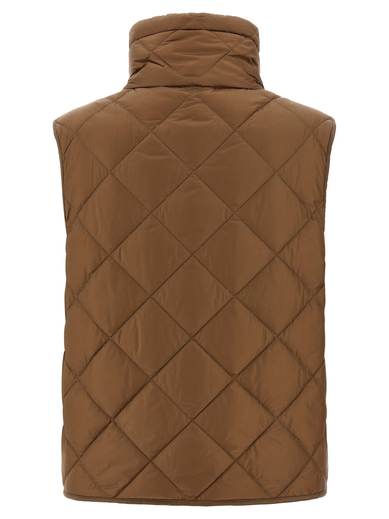 Max Mara The Cube Tregic Brown Sleeveless Jacket