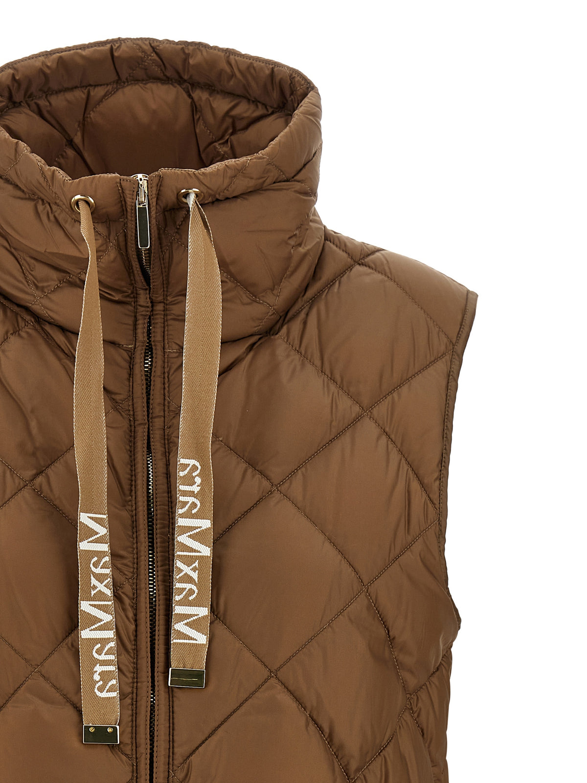 Max Mara The Cube Tregic Brown Sleeveless Jacket