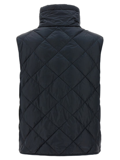 Max Mara Blue Polyamide Sleeveless Jacket
