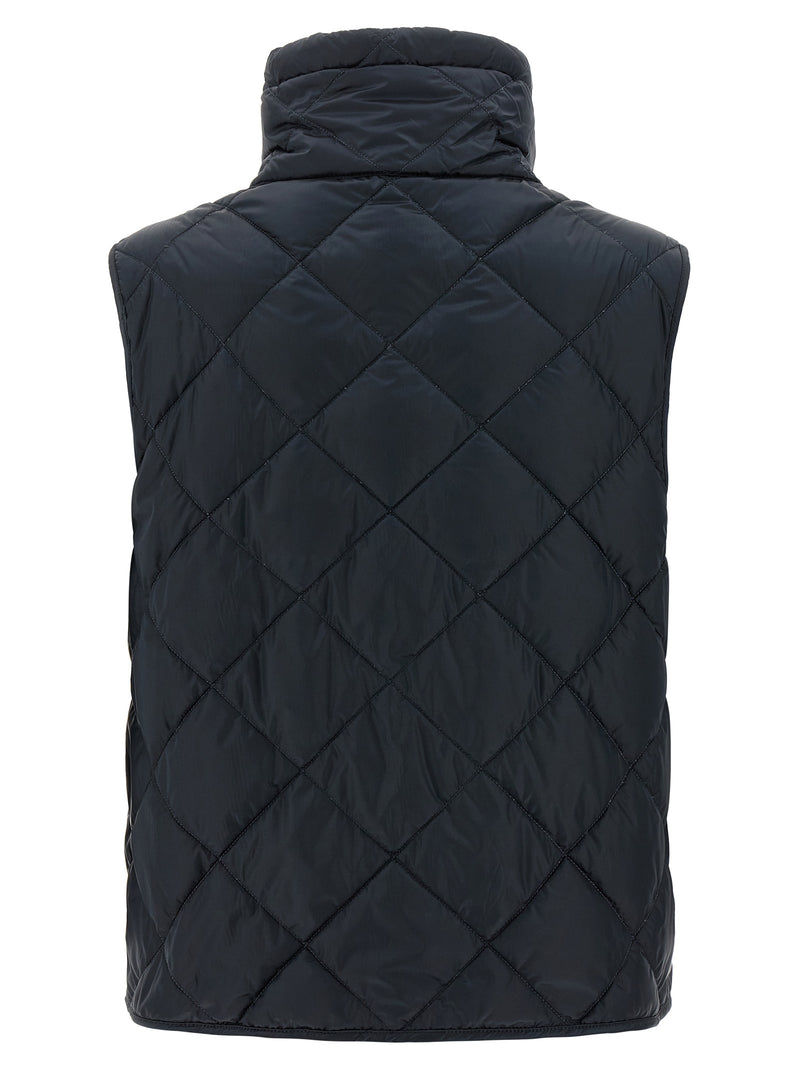 Max Mara Tregic Blue Polyamide Sleeveless Jacket