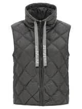 Max Mara Tregic Gray Sleeveless Jacket - Stylish & Functional
