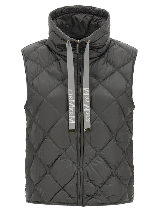 Max Mara Tregic Gray Sleeveless Jacket for Women