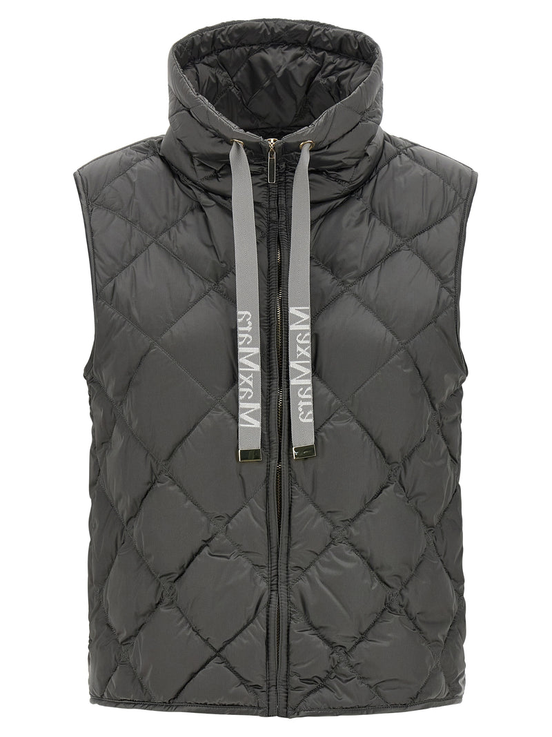Max Mara Tregic Gray Sleeveless Jacket for Women