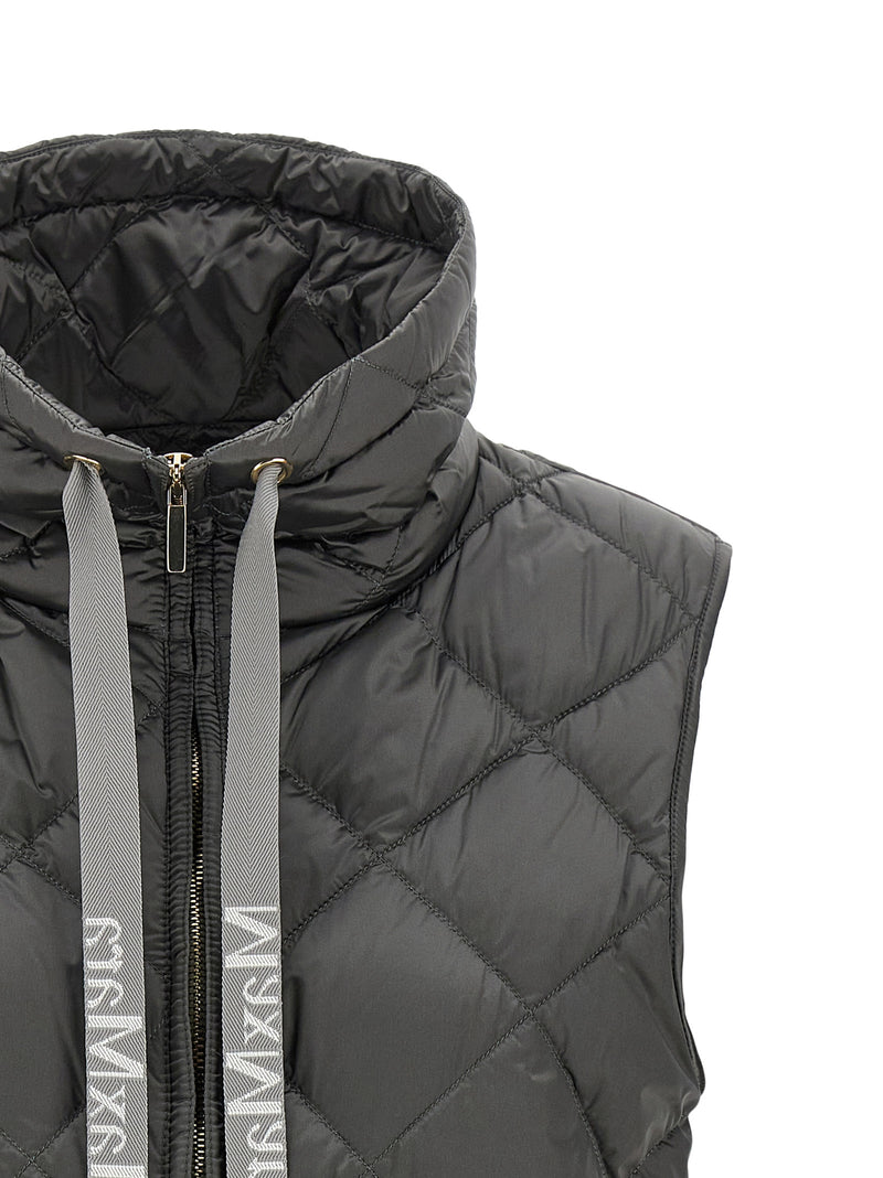 Max Mara Tregic Gray Sleeveless Jacket for Women