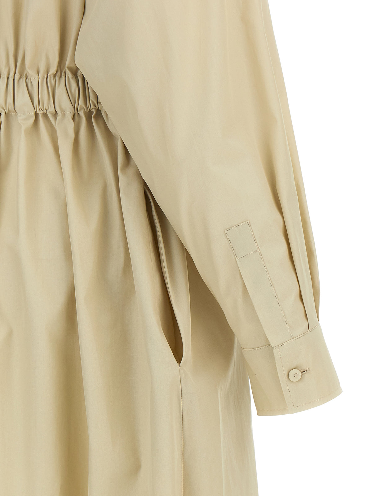 Max Mara Beige Cotton Long Dress