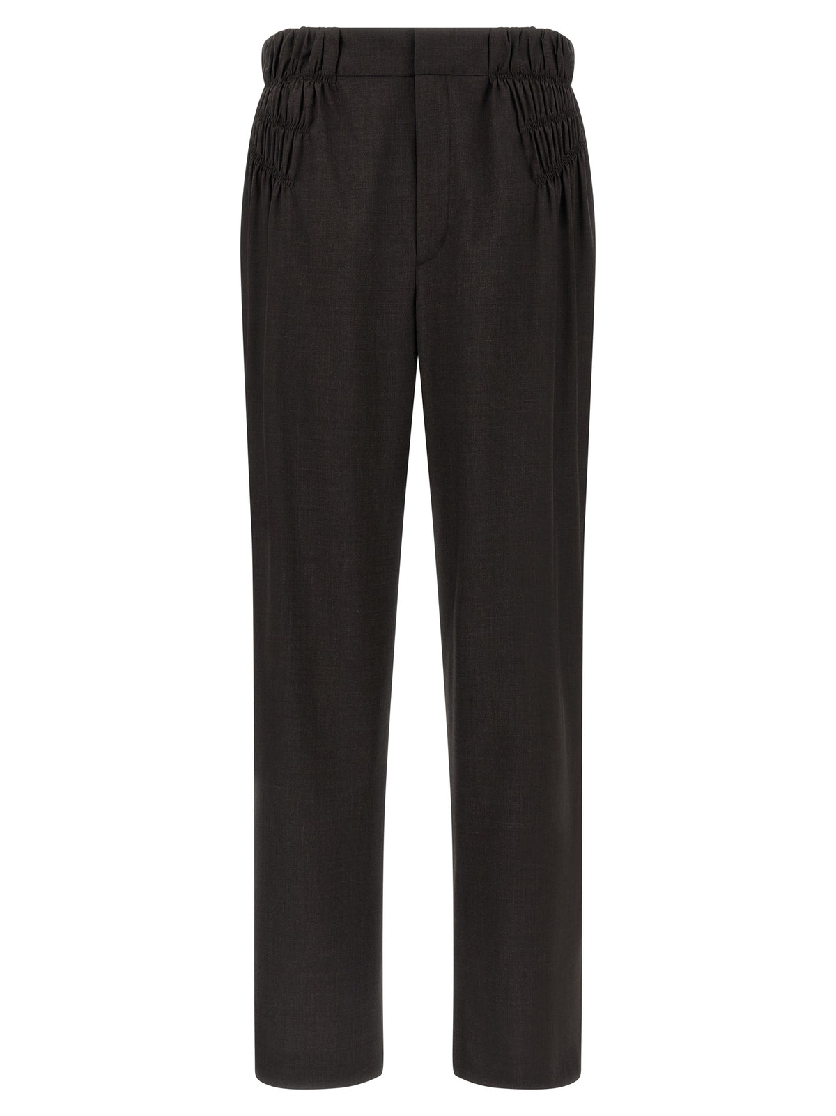 Pantalon décontracté Kiko Kostadinov en laine vierge marron