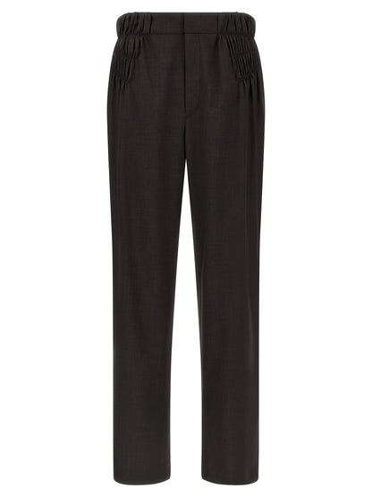 Kiko Kostadinov Brown Virgin Wool Casual Pants